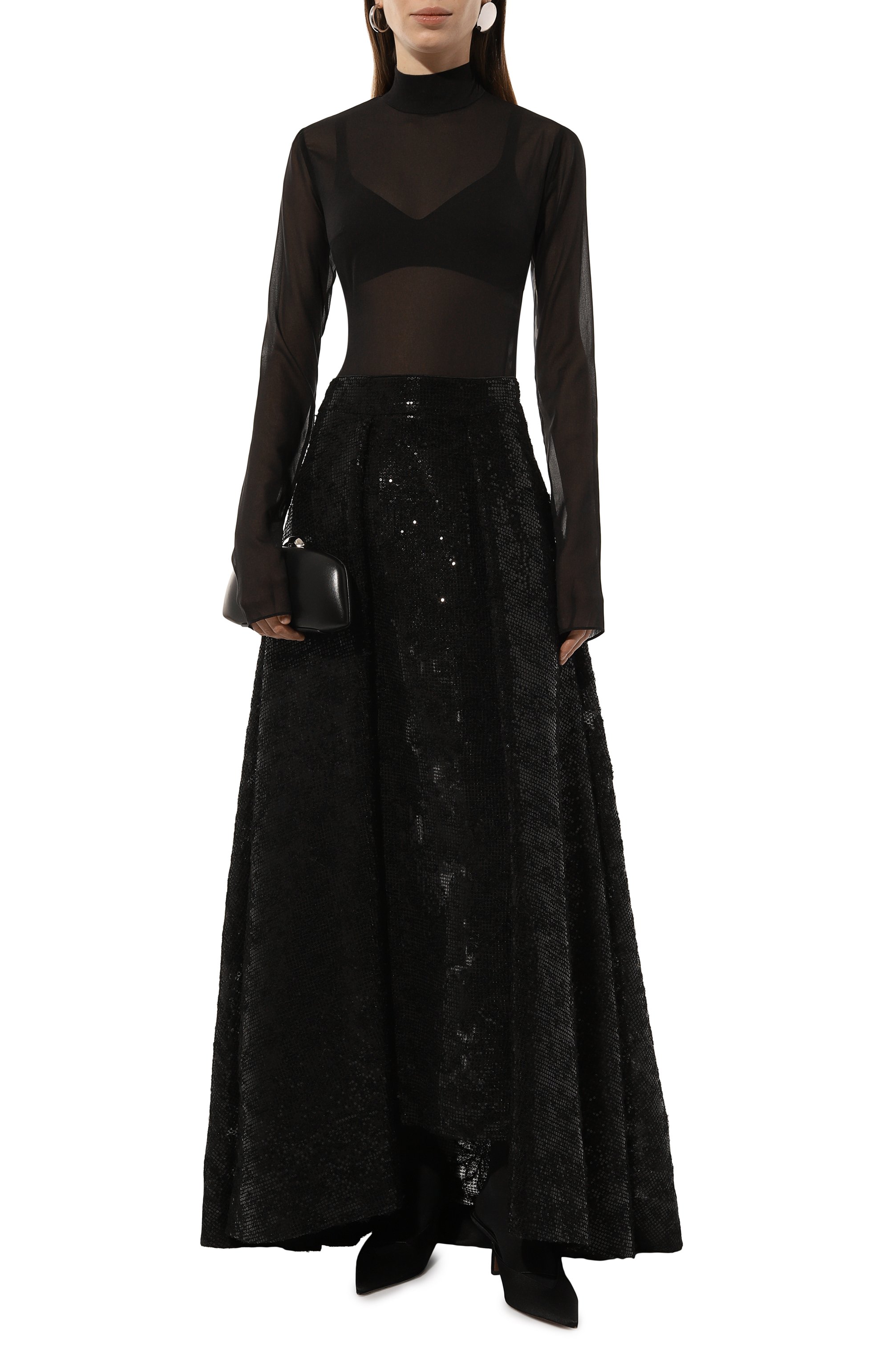 Юбка с отделкой пайетками FREEAGE, арт. WS25.SK087.6019.900, фото 2