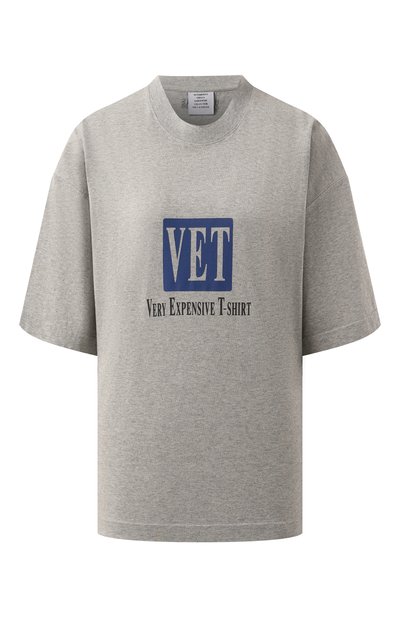 Хлопковая футболка VETEMENTS, арт. UA66TR685G