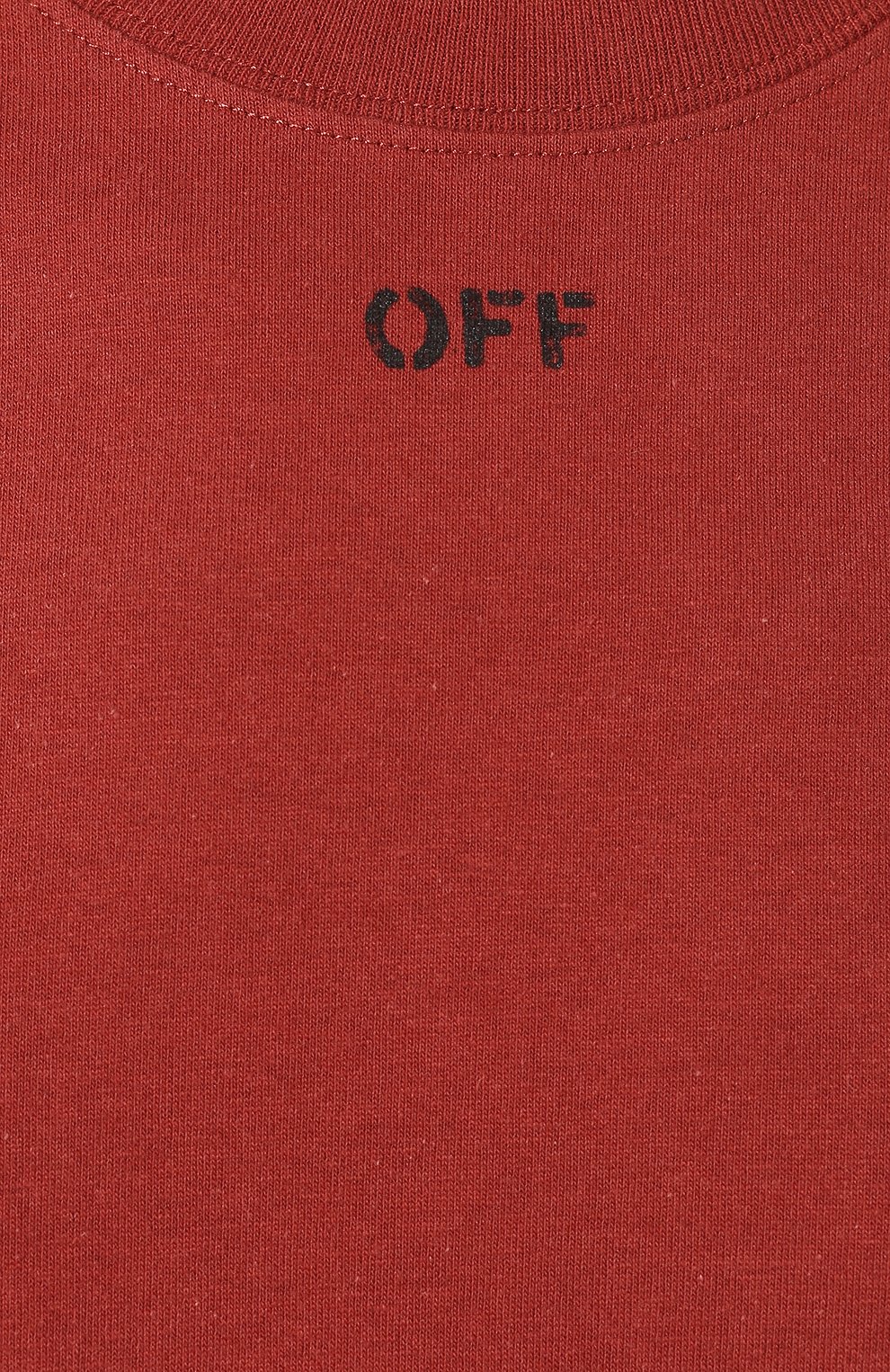 Хлопковая футболка OFF-WHITE, арт. 0WAA049E19B070662410, фото 5