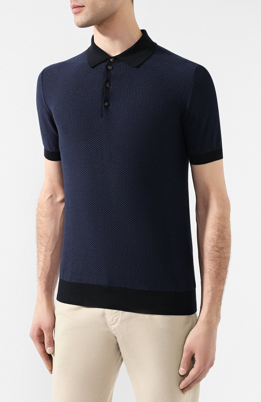 Хлопковое поло PAL ZILERI, арт. 03M0X303---54779, фото 3