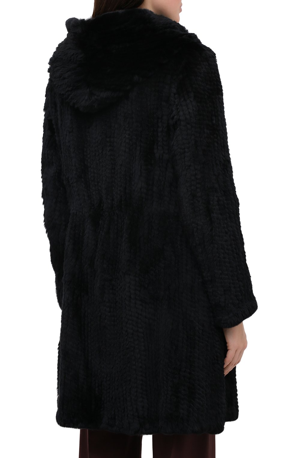 Шуба из меха кролика DROME, арт. DPD5334P/D849, фото 4