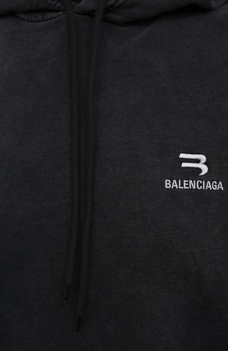 Хлопковое худи BALENCIAGA, арт. 578135/TLVA1, фото 1