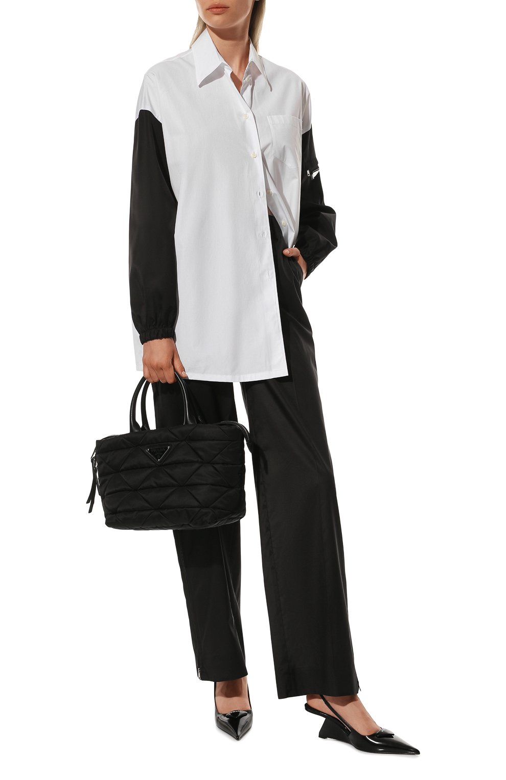 Сумка-тоут re-nylon small PRADA, арт. 1BG436-RDJN-F0002-OOO, фото 7