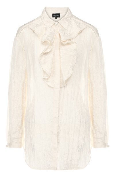 Женская блузка с жабо GIORGIO ARMANI, арт. 9SHCCZ16/TZ297