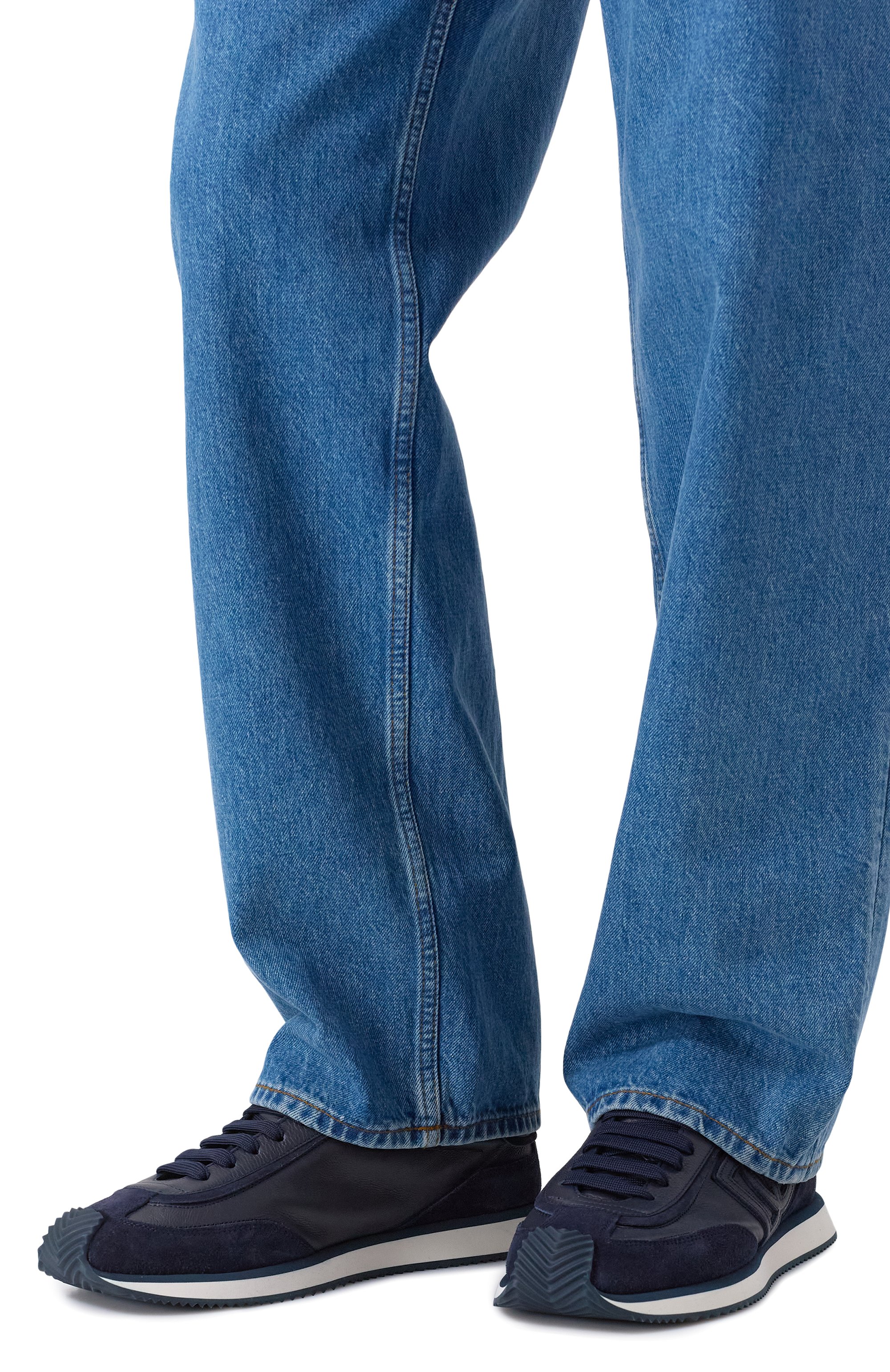 Кожаные кроссовки dg cushion DOLCE & GABBANA, арт. CS2288/A0124, фото 2