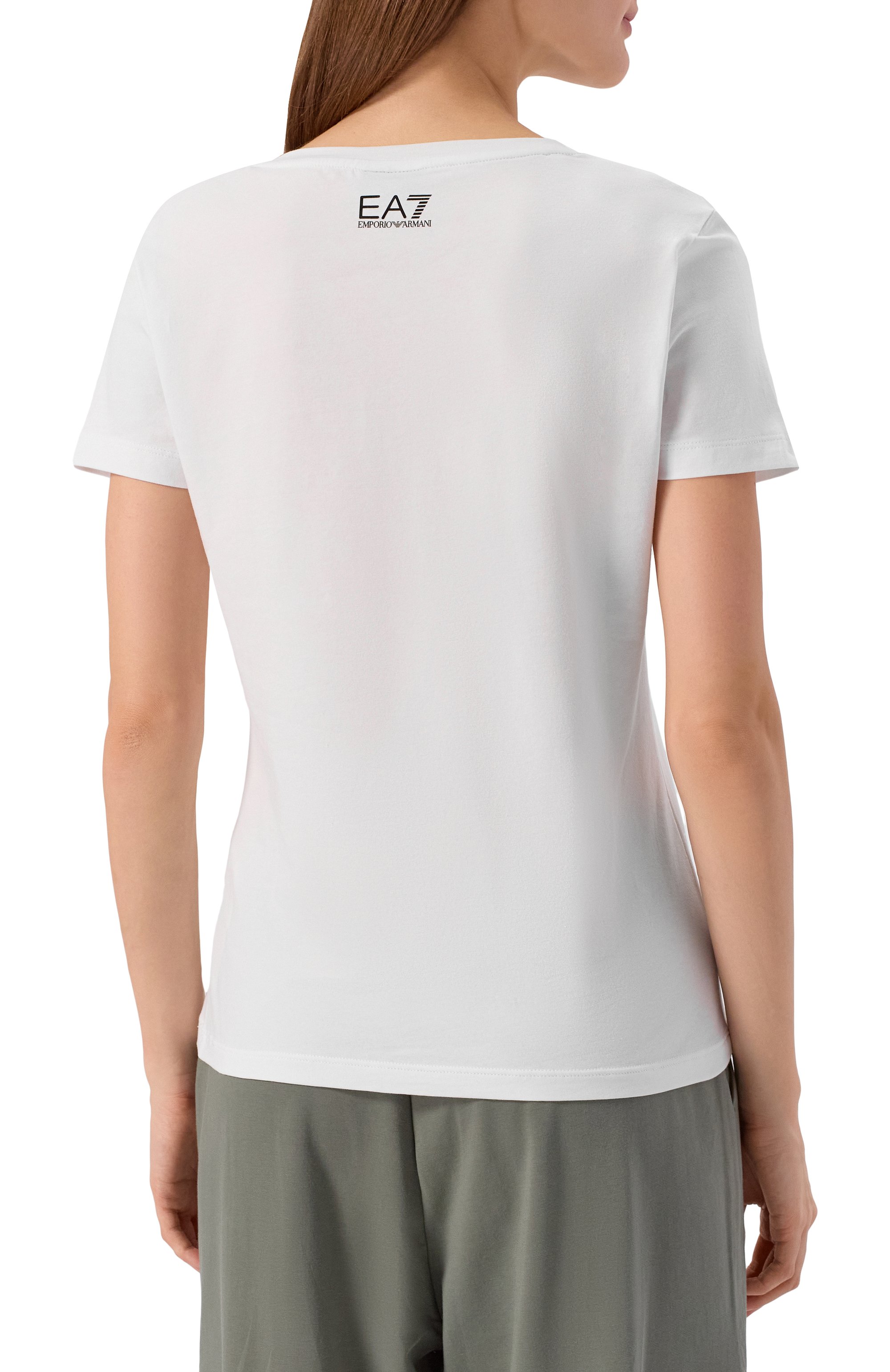 Хлопковая футболка EA7, арт. 7W000721/AF10373, фото 4