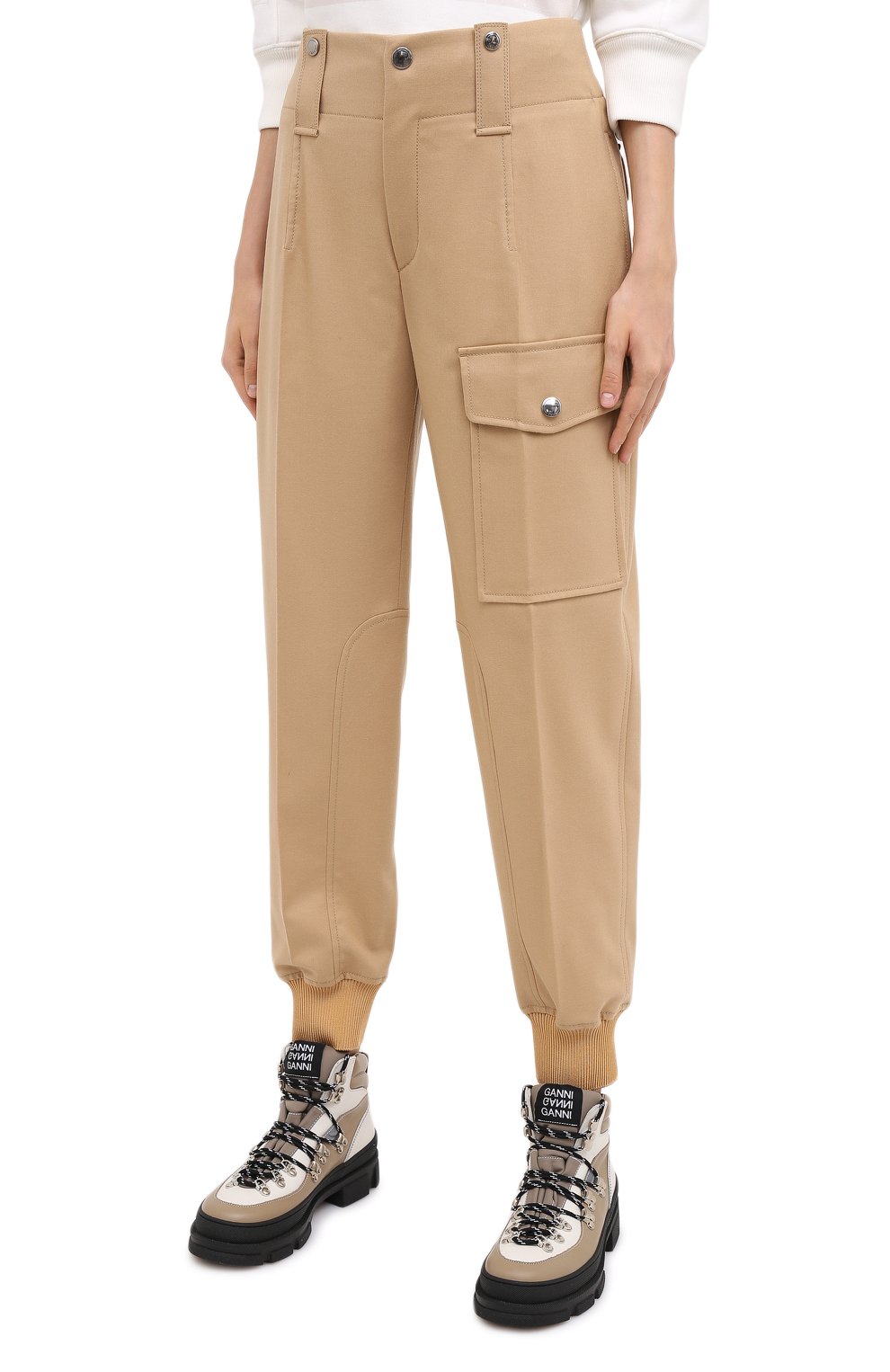 Шерстяные джоггеры CHLOÉ, арт. CHC20APA51161, фото 4