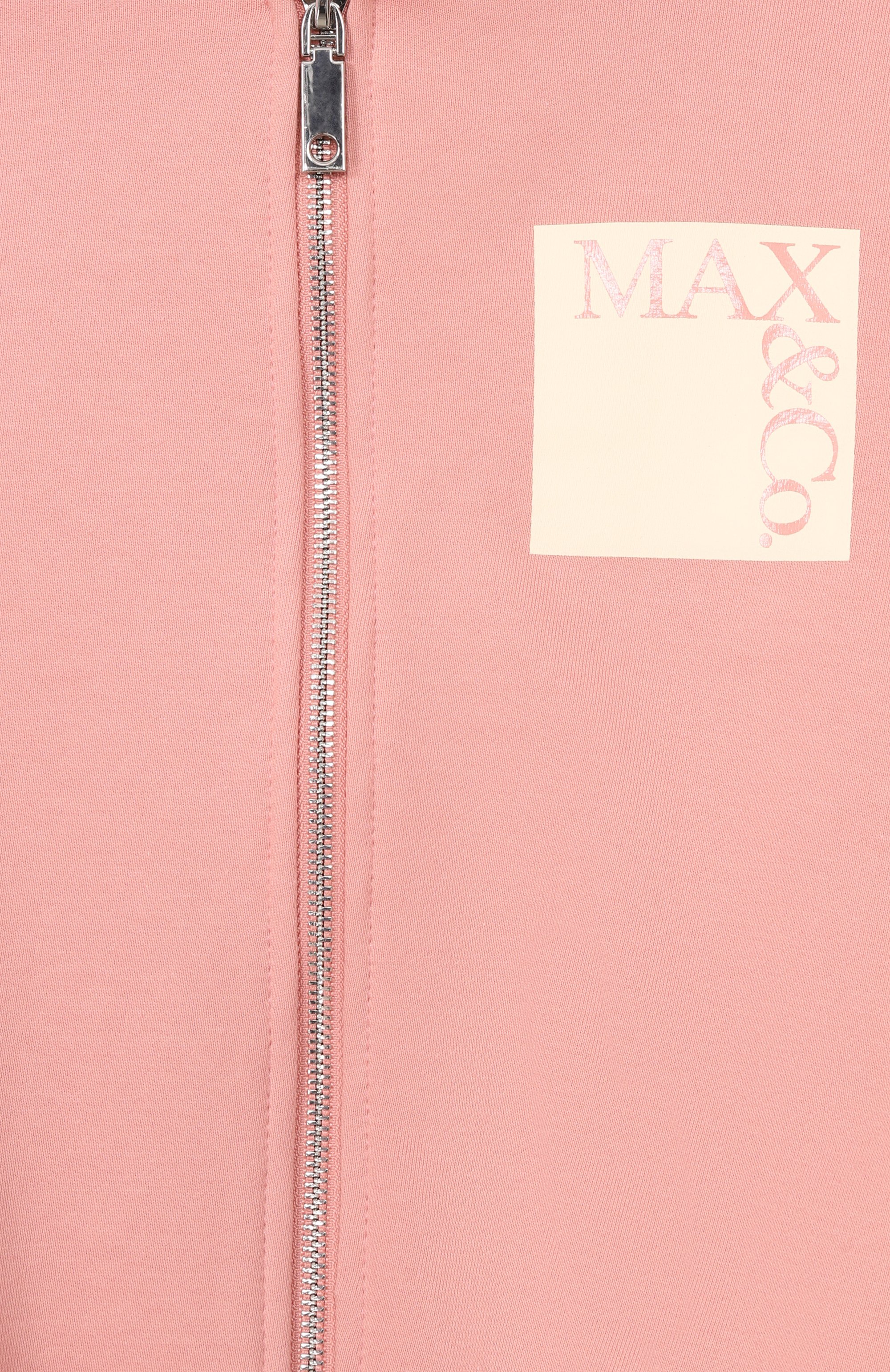 Хлопковая толстовка MAX&CO розового цвета по цене 15850 руб., арт. MX0300/MX056, фото 3 Хлопковая толстовка MAX&CO, арт. MX0300/MX056, фото 3