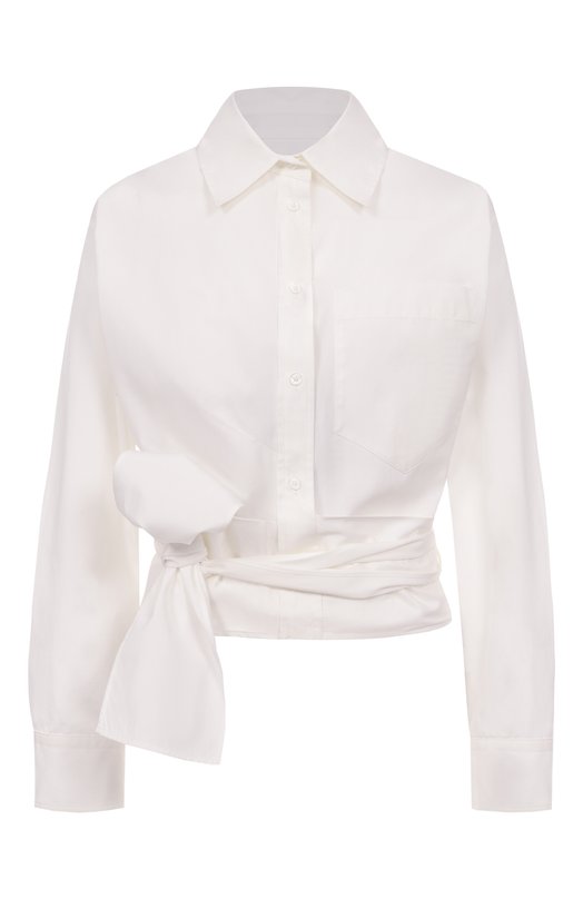 Хлопковая рубашка Weekend Max Mara FRESC0 Белый FRESC0