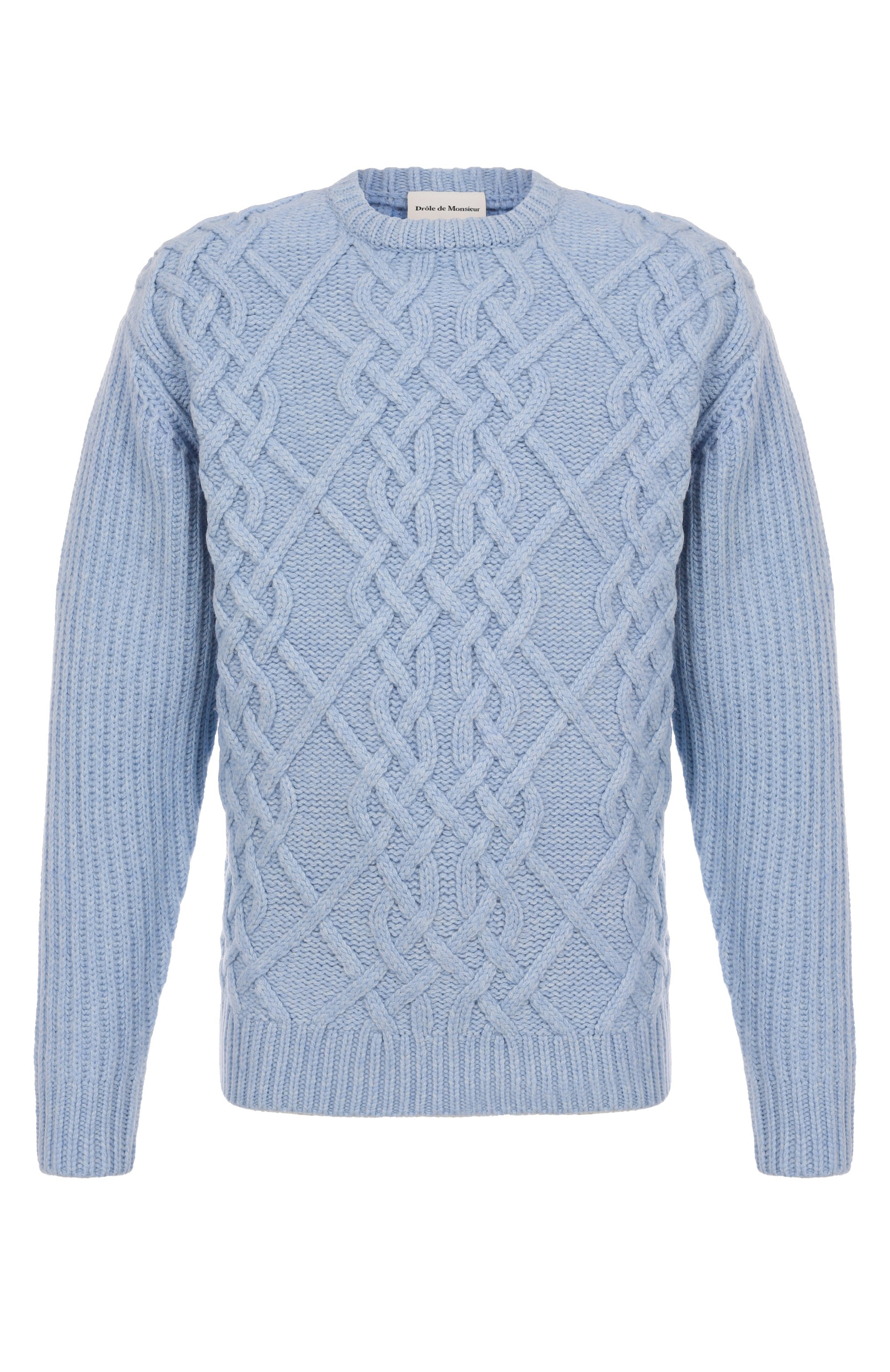 Шерстяной свитер DROLE DE MONSIEUR, арт. E-P0148-W0018-LBE, фото 1