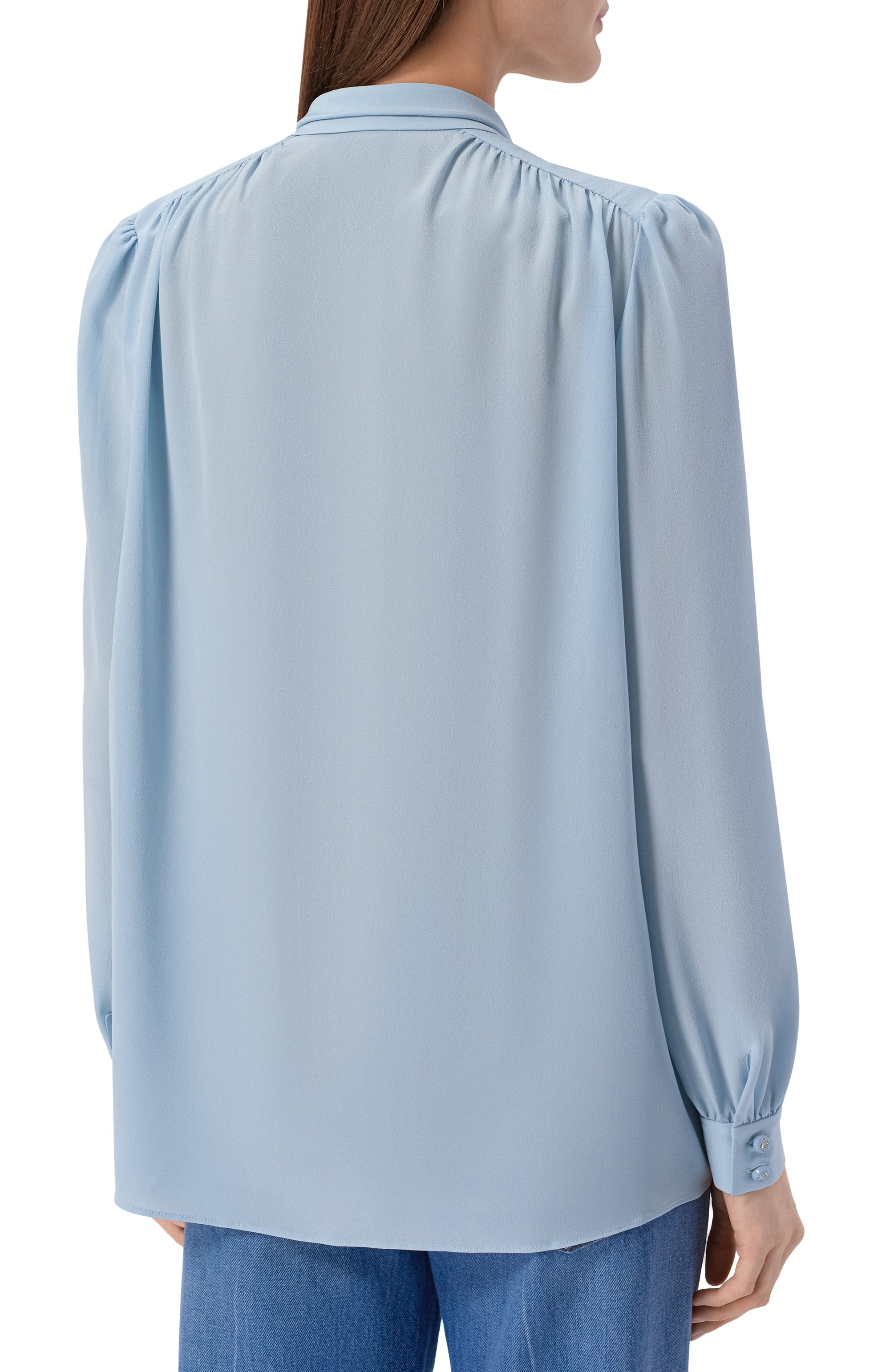 Шелковая блузка VALENTINO, арт. 8B3AB835/21B, фото 4