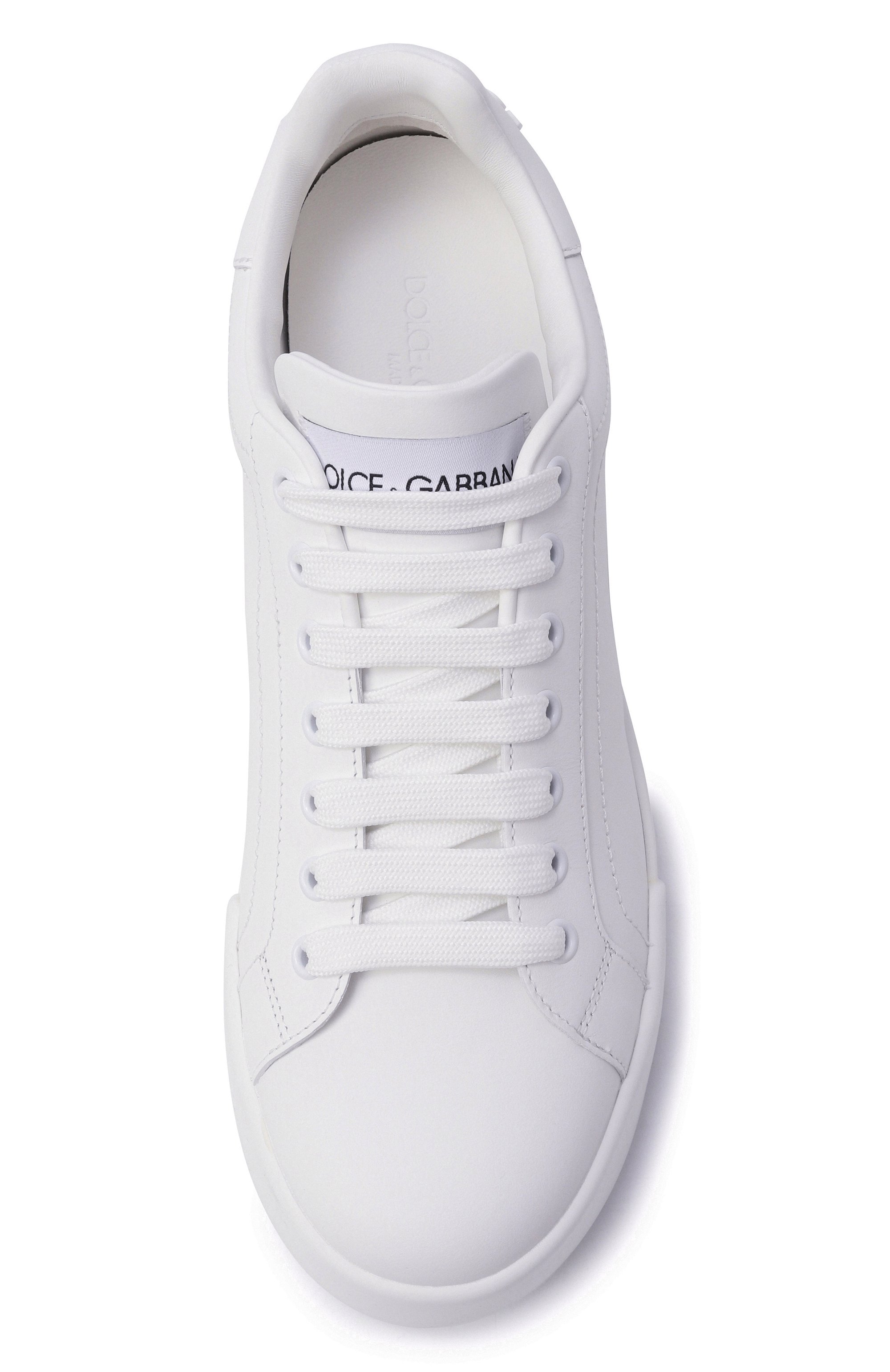 Кожаные кеды portofino DOLCE & GABBANA, арт. CK2330/A1065, фото 6