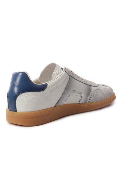 Кожаные кеды dbs oly SANTONI, арт. MBPG21965FARCN0C, фото 5