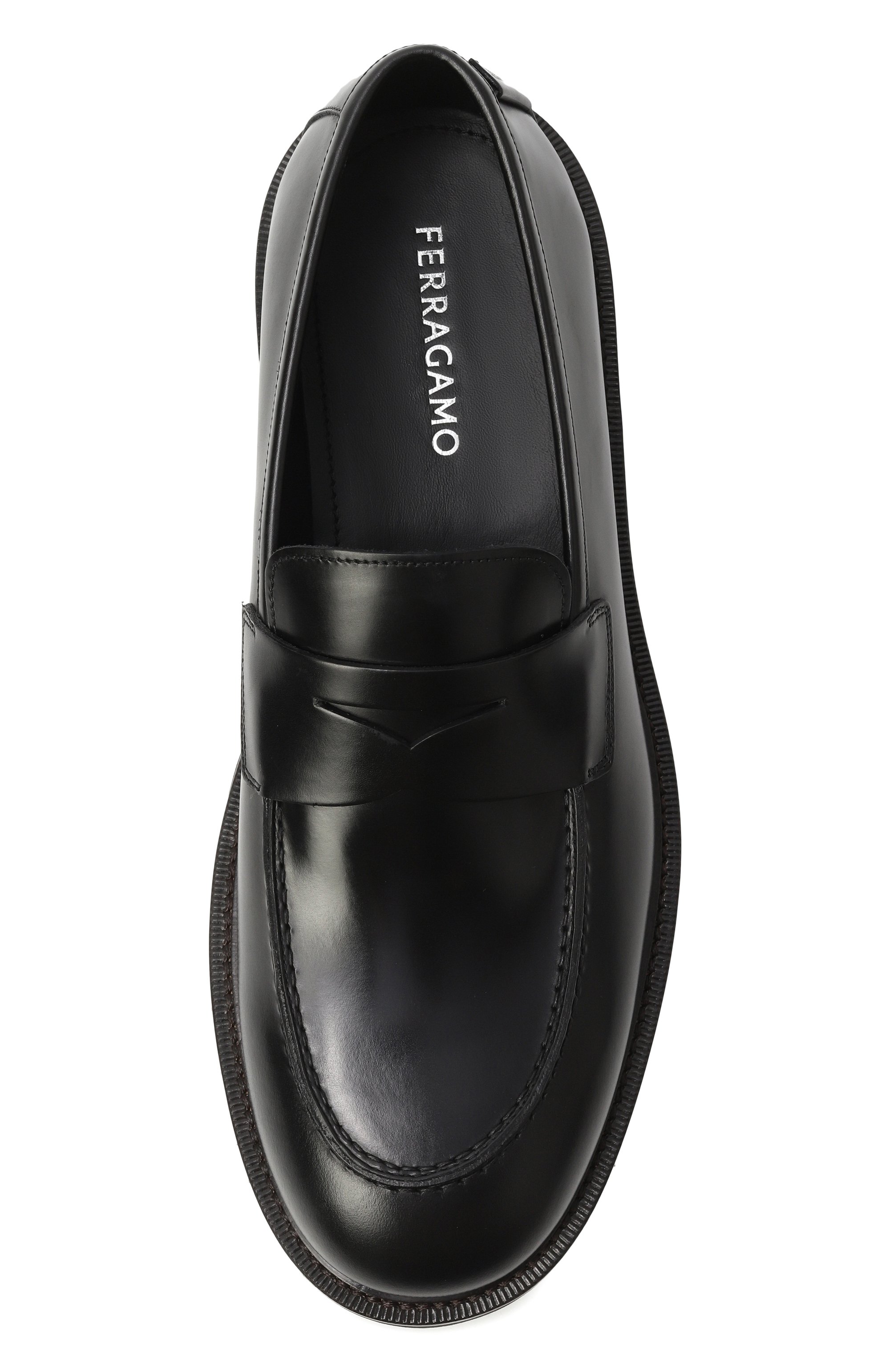 Кожаные пенни-лоферы FERRAGAMO, арт. 02A597/788831, фото 6