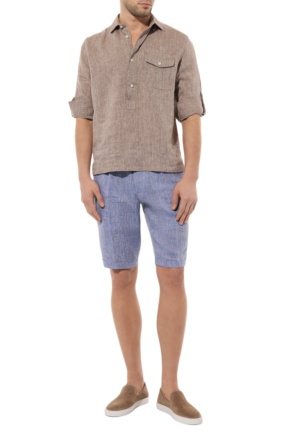 Льняные шорты CAPOBIANCO, арт. 14M852.LI00., фото 2