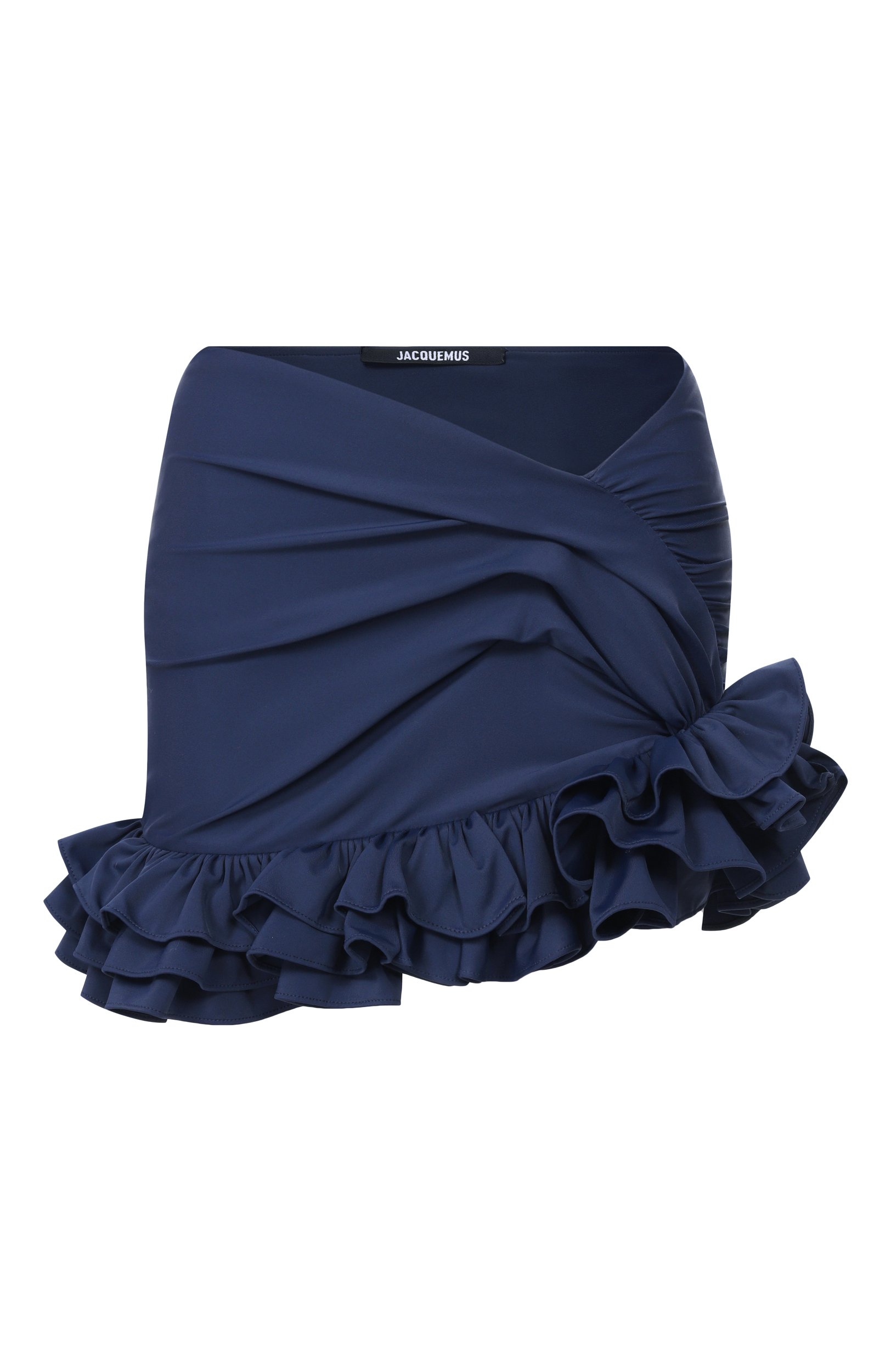 Юбка JACQUEMUS темно-синего цвета по цене 57150 руб., арт. 26ESKW00680/AJ00287, фото 1 Юбка JACQUEMUS, арт. 26ESKW00680/AJ00287, фото 1
