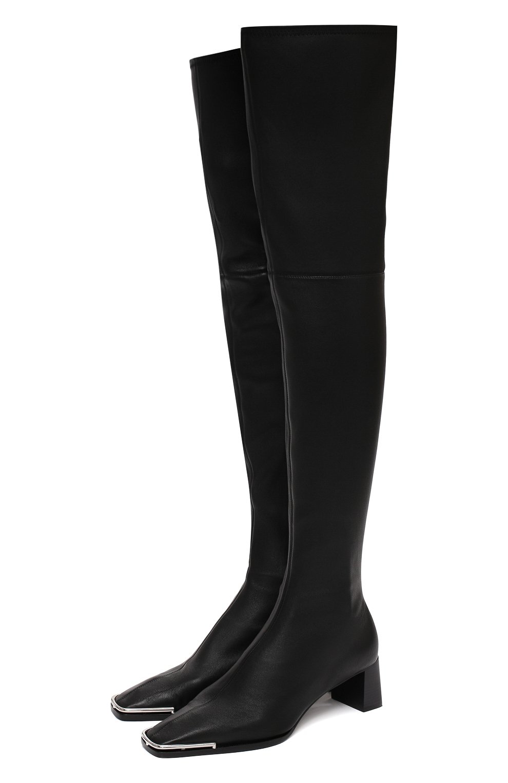 Кожаные ботфорты ALEXANDER WANG, арт. 30C220B084, фото 1