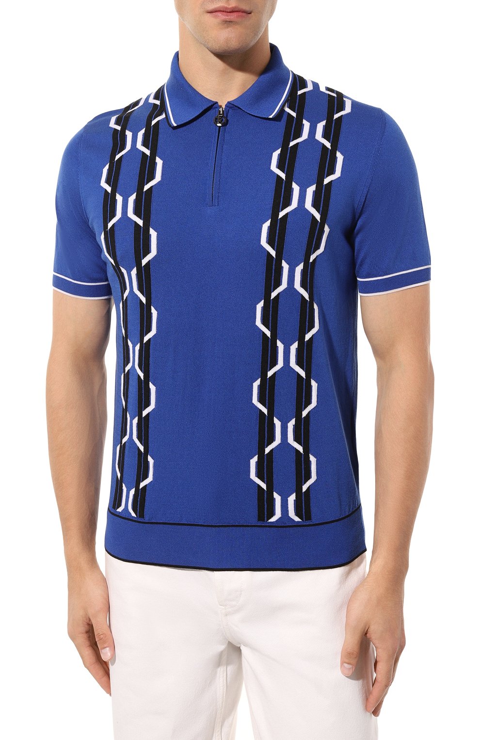 Поло из шелка и хлопка STEFANO RICCI, арт. K818063P31/F23290, фото 3