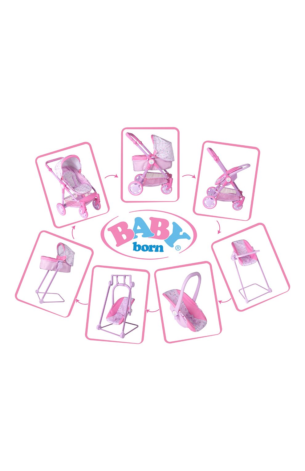 Игрушка baby born коляска ZAPF CREATION, арт. 1423578, фото 6