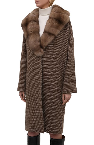 Кашемировое пальто KITON, арт. D50633K0581A, фото 3