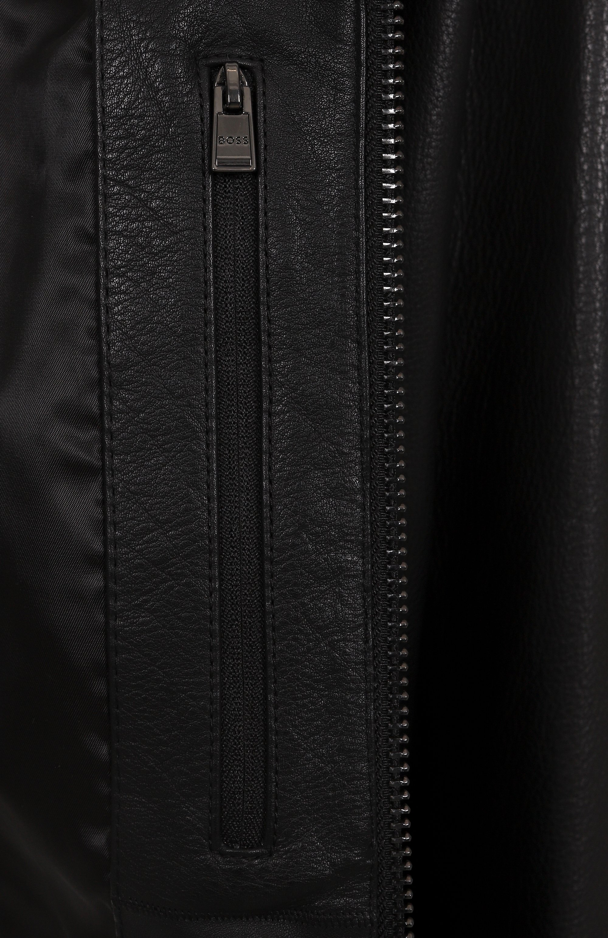 Кожаный бомбер BOSS, арт. 50532807, фото 7