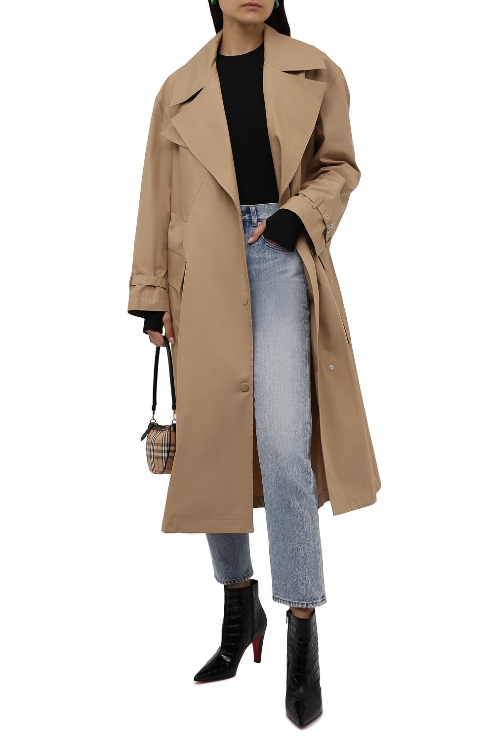 Кожаные ботильоны slimini 85 CHRISTIAN LOUBOUTIN, арт. 3210936/SLIMINI 85, фото 2