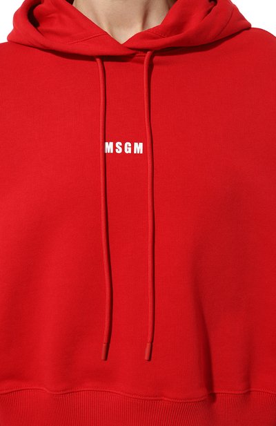 Хлопковое худи MSGM, арт. 3541MDM509/237799, фото 5