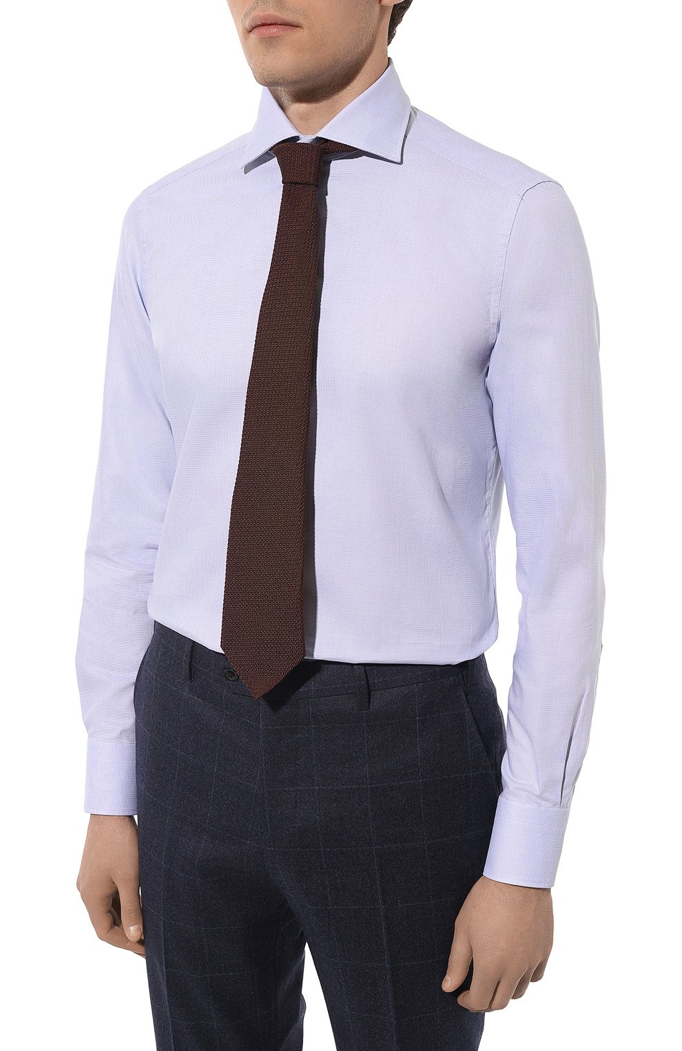 Хлопковая сорочка ZEGNA, арт. 601622A6/9MS0BA, фото 3