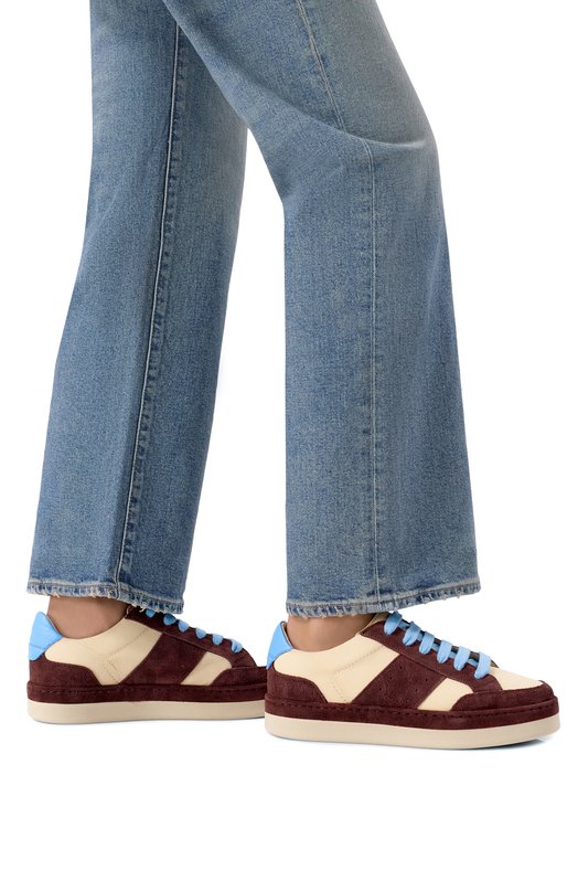 Кожаные кеды Vic Matie 1K5754D_K22BSDTI53 Коричневый  1K5754D_K22BSDTI53 Фото 2