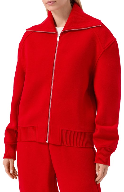 Шерстяной бомбер Jil Sander J02BN0223/J20318 Красный  J02BN0223/J20318 Фото 3