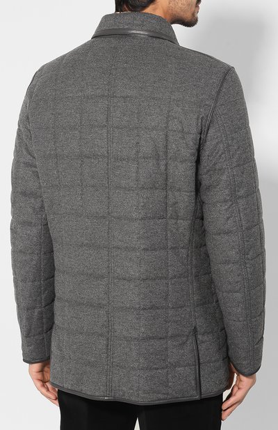 Куртка из смеси шелка и шерсти ZILLI темно-серого цвета по цене 1090000 руб., арт. MAS-IF0X0-30291/0004, фото 4 Куртка из смеси шелка и шерсти ZILLI, арт. MAS-IF0X0-30291/0004, фото 4