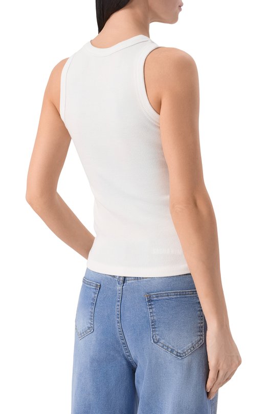 Хлопковая майка Sasha Kim SK-00001774 Белый  SK-00001774 Фото 4