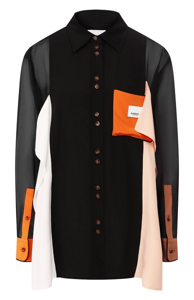 Женская шелковая рубашка BURBERRY, арт. 8024675