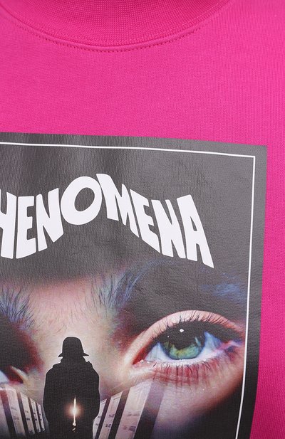 Хлопковый свитшот MSGM фуксия цвета по цене 22800 руб., арт. 2942MDM208 207999, фото 5 Хлопковый свитшот MSGM, арт. 2942MDM208 207999, фото 5