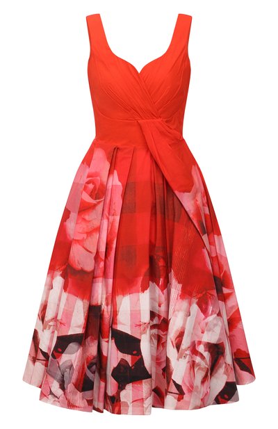 Женское хлопковое платье ALEXANDER MCQUEEN, арт. 651668/QCACD