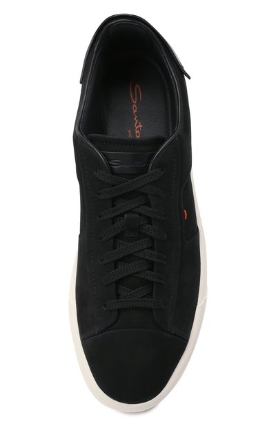 Кожаные кеды SANTONI, арт. MBGT21553PNNRBUIN01, фото 5