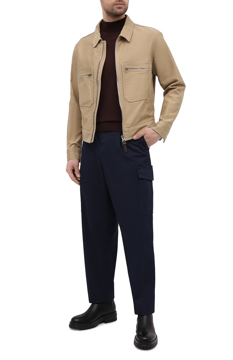 Хлопковые брюки-карго GIORGIO ARMANI, арт. 1SGPP0GT/T02EY, фото 1