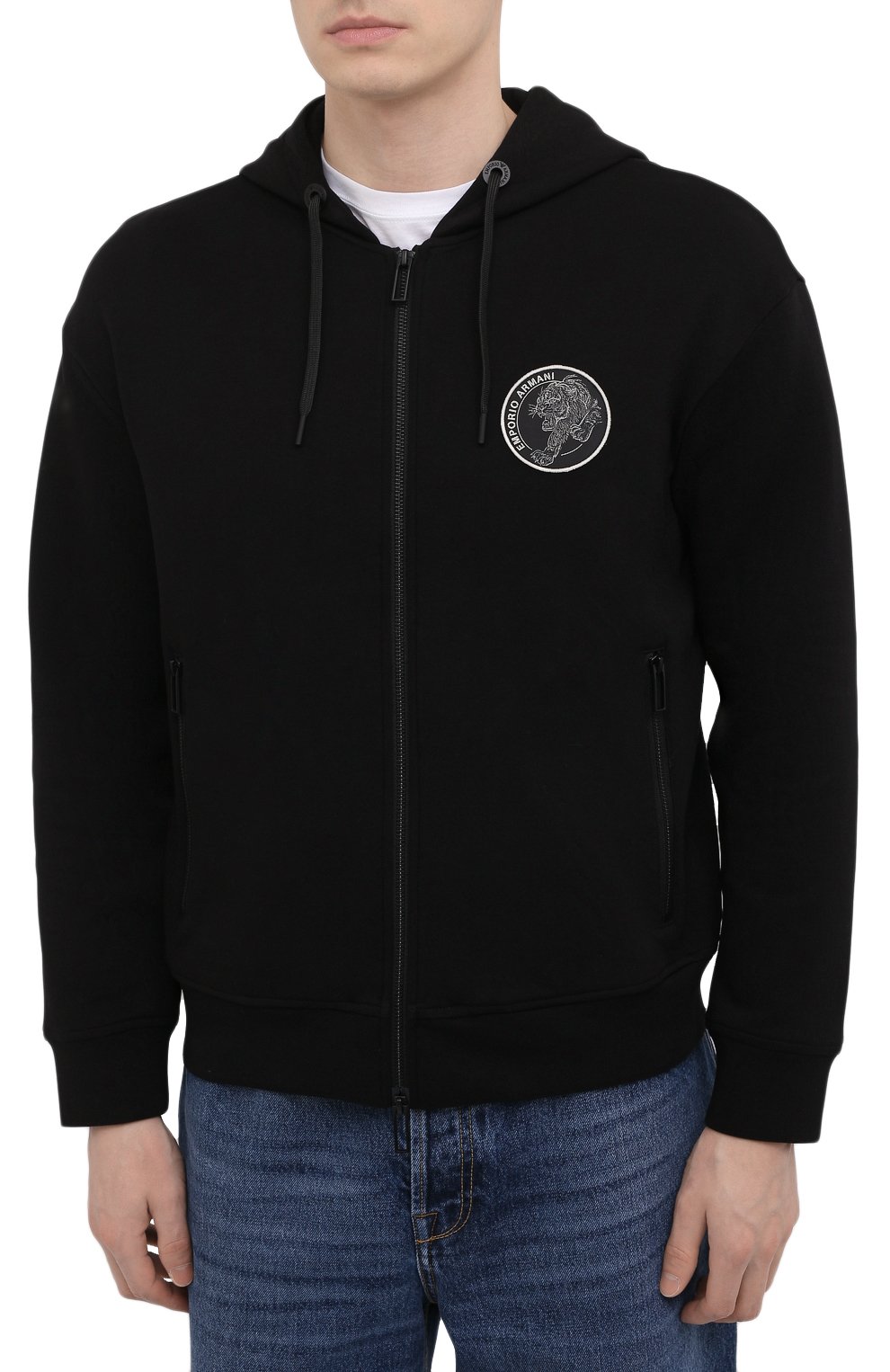 Хлопковая толстовка EMPORIO ARMANI, арт. 3L1MCF/1JHSZ, фото 3