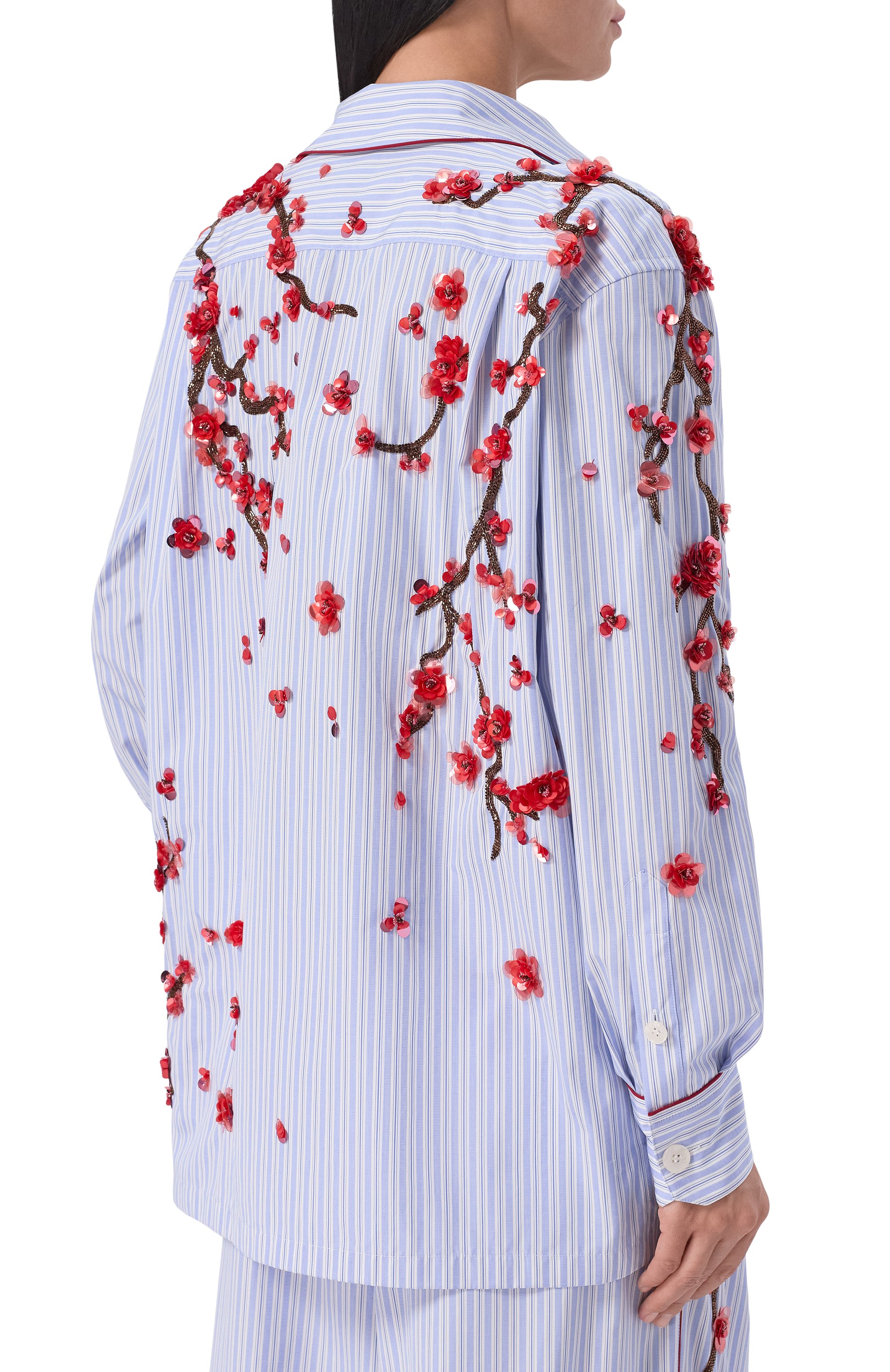 Рубашка из хлопка и шелка DOLCE & GABBANA, арт. F5U41Z/GDDR0, фото 4