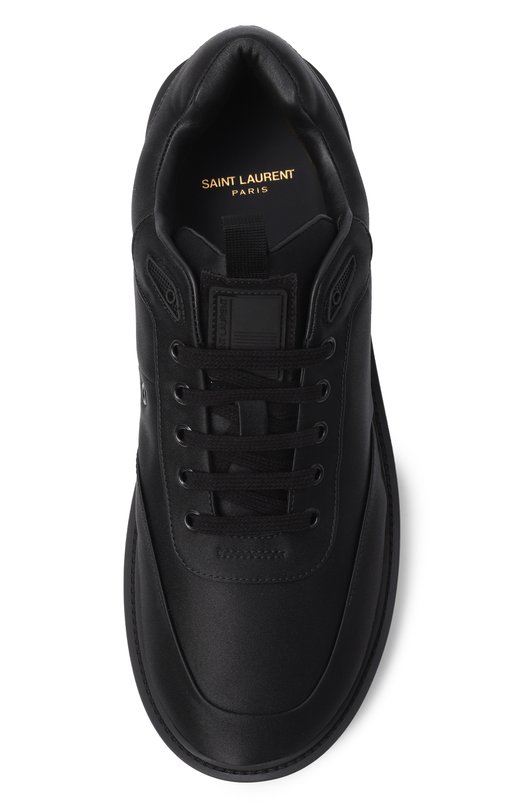 Текстильные кеды Altman Saint Laurent 862660/AAGCD Чёрный  862660/AAGCD Фото 5