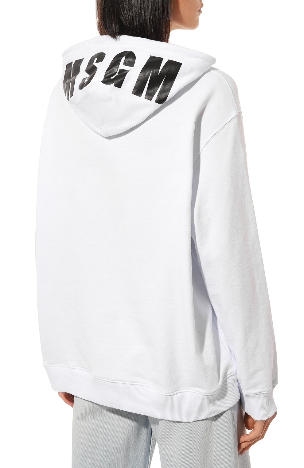 Хлопковое худи MSGM, арт. 2000MDM535 200000, фото 4