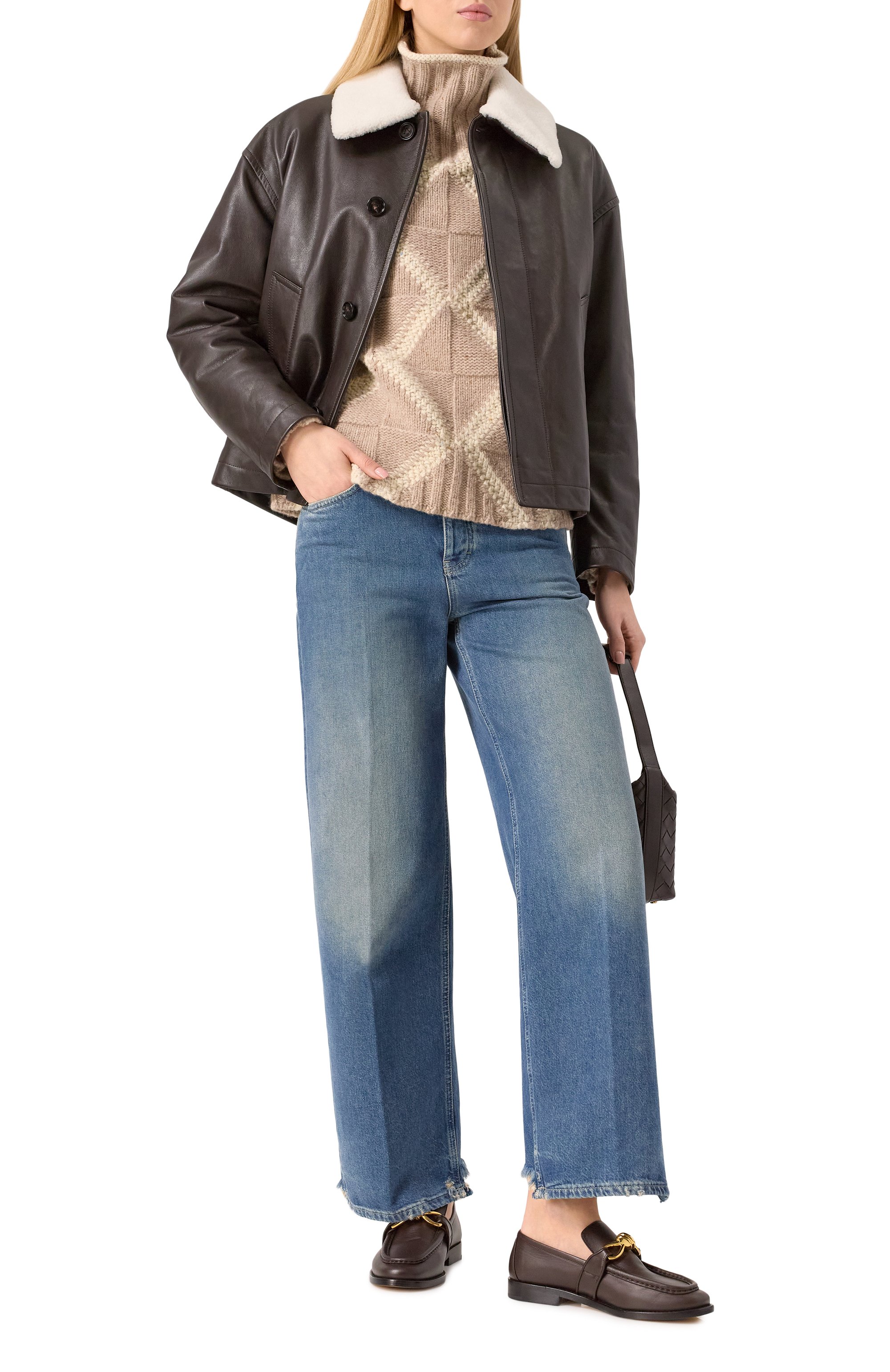 Кожаная куртка BOTTEGA VENETA, арт. 799184-V2JI0, фото 2