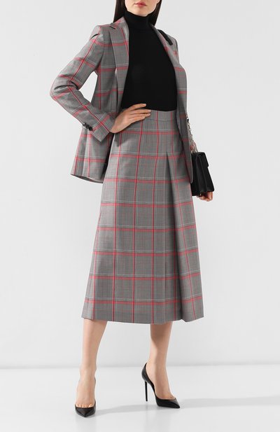 Шерстяная юбка ESCADA серого цвета по цене 88650 руб., арт. 5030030, фото 2 Шерстяная юбка ESCADA, арт. 5030030, фото 2