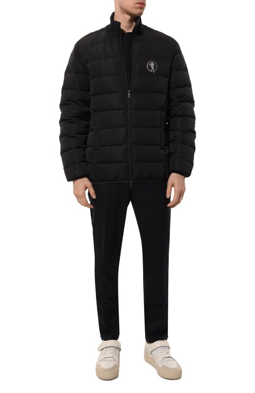 Пуховый бомбер Dirk Bikkembergs PBMG0423 Синий  PBMG0423 Фото 2