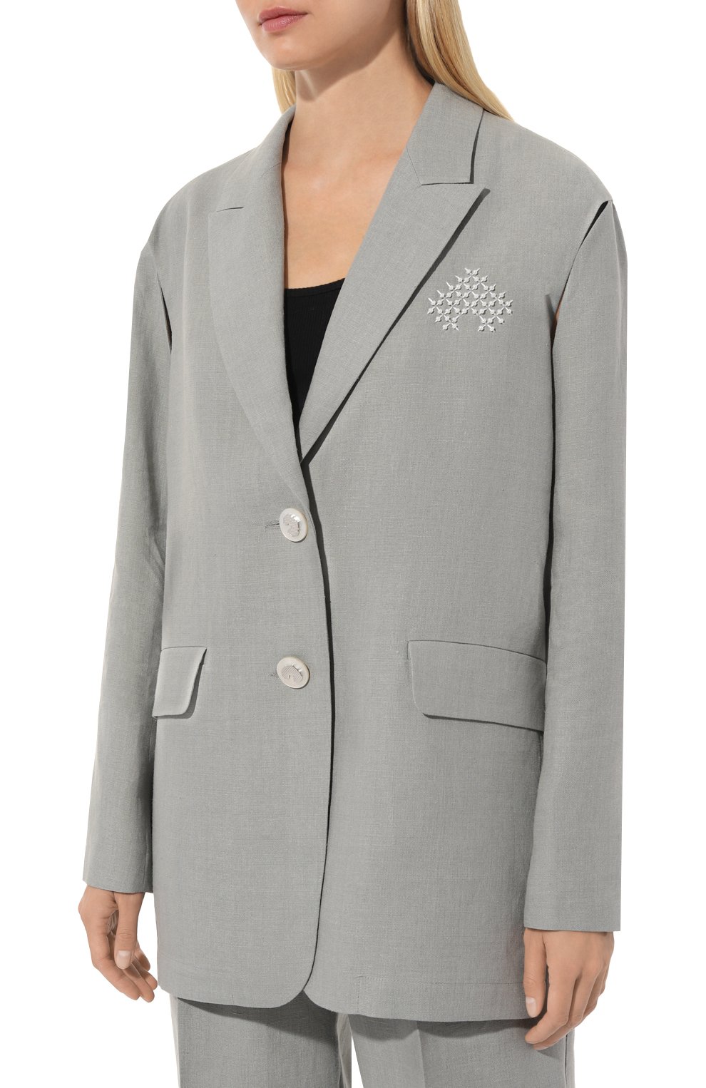 Льняной жакет AKHMADULLINA, арт. 1123.2JT308/L723, фото 3