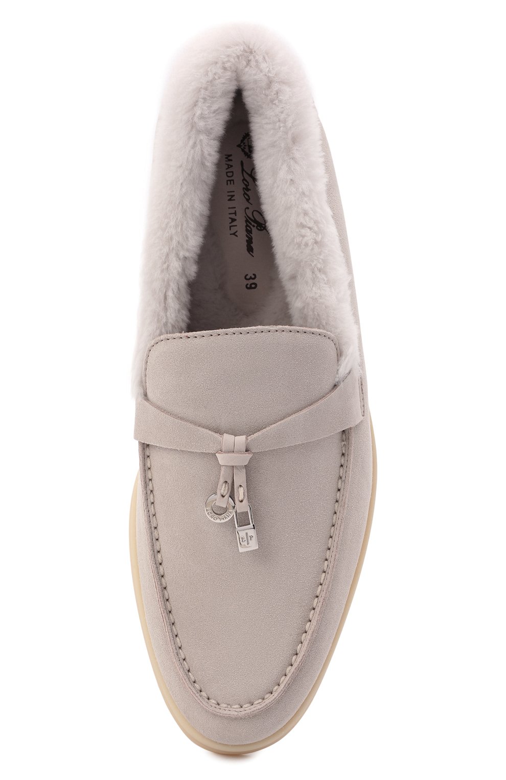 Замшевые лоферы summer charms walk LORO PIANA бежевого цвета по цене 131000 руб., арт. FAL9227, фото 5 Замшевые лоферы summer charms walk LORO PIANA, арт. FAL9227, фото 5