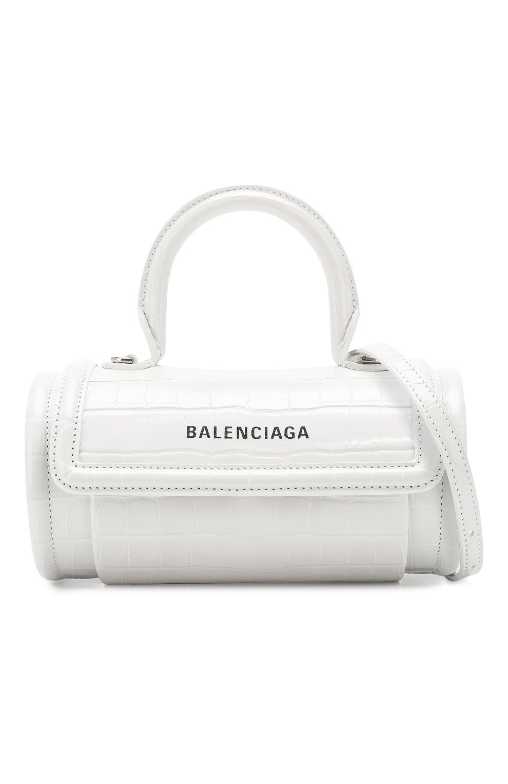 Сумка round s BALENCIAGA белого цвета по цене 78250 руб., арт. 597804/1LRH3, фото 6 Сумка round s BALENCIAGA, арт. 597804/1LRH3, фото 6