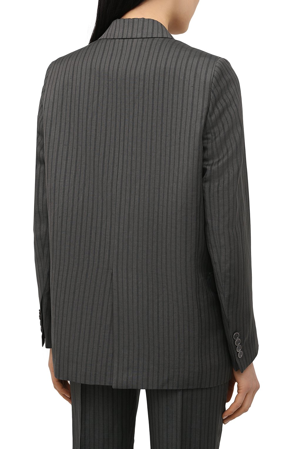 Жакет изо льна и вискозы ACNE STUDIOS, арт. AH0134, фото 4