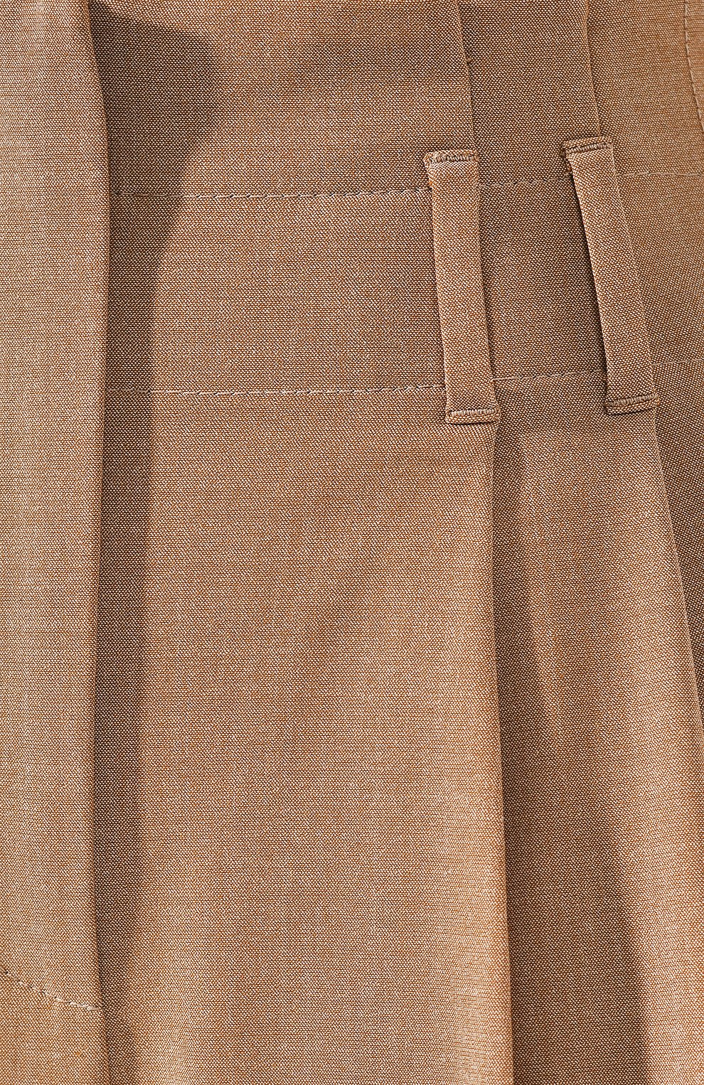 Шерстяные брюки BRUNELLO CUCINELLI бежевого цвета по цене 136000 руб., арт. MH120P7145, фото 5 Шерстяные брюки BRUNELLO CUCINELLI, арт. MH120P7145, фото 5