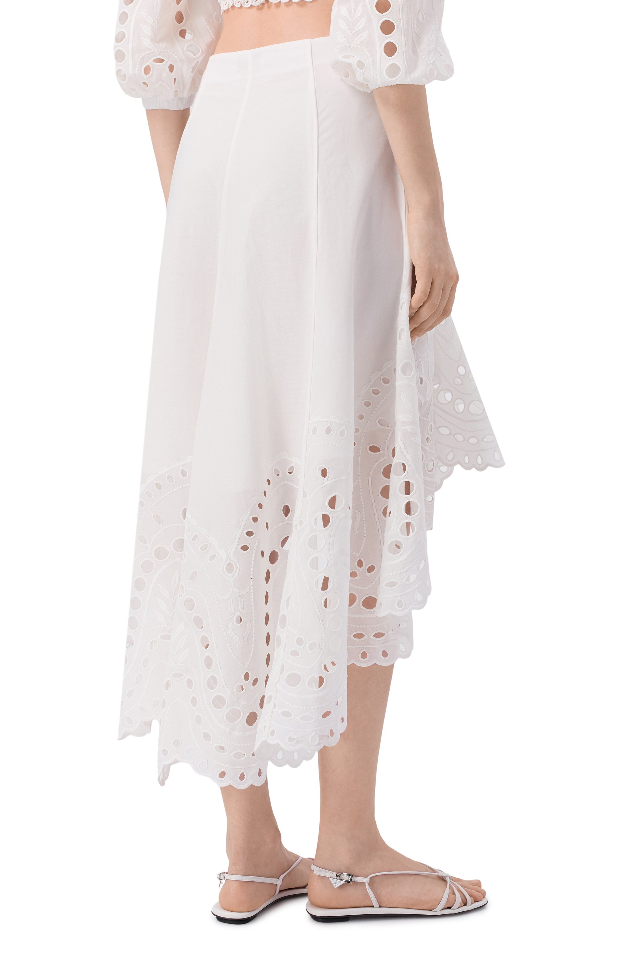 Хлопковая юбка CHARO RUIZ IBIZA, арт. 263402, фото 4